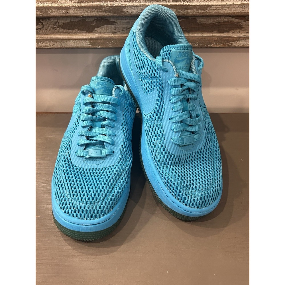 Nike AF1 Low Upstep BR‎ Women's Size 9.5 US Gamma Blue Sneakers 833123-400